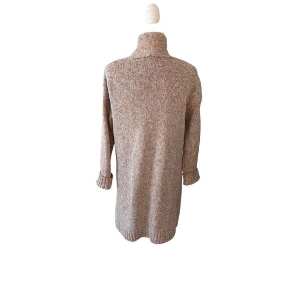 Abercrombie & Fitch mauve cotton blend knit open front cardigan- M - Picture 4 of 8